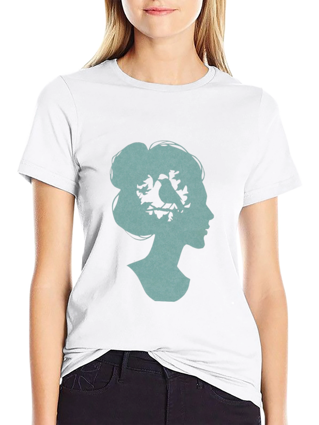 Womans Silhouette Bird T-Shirt