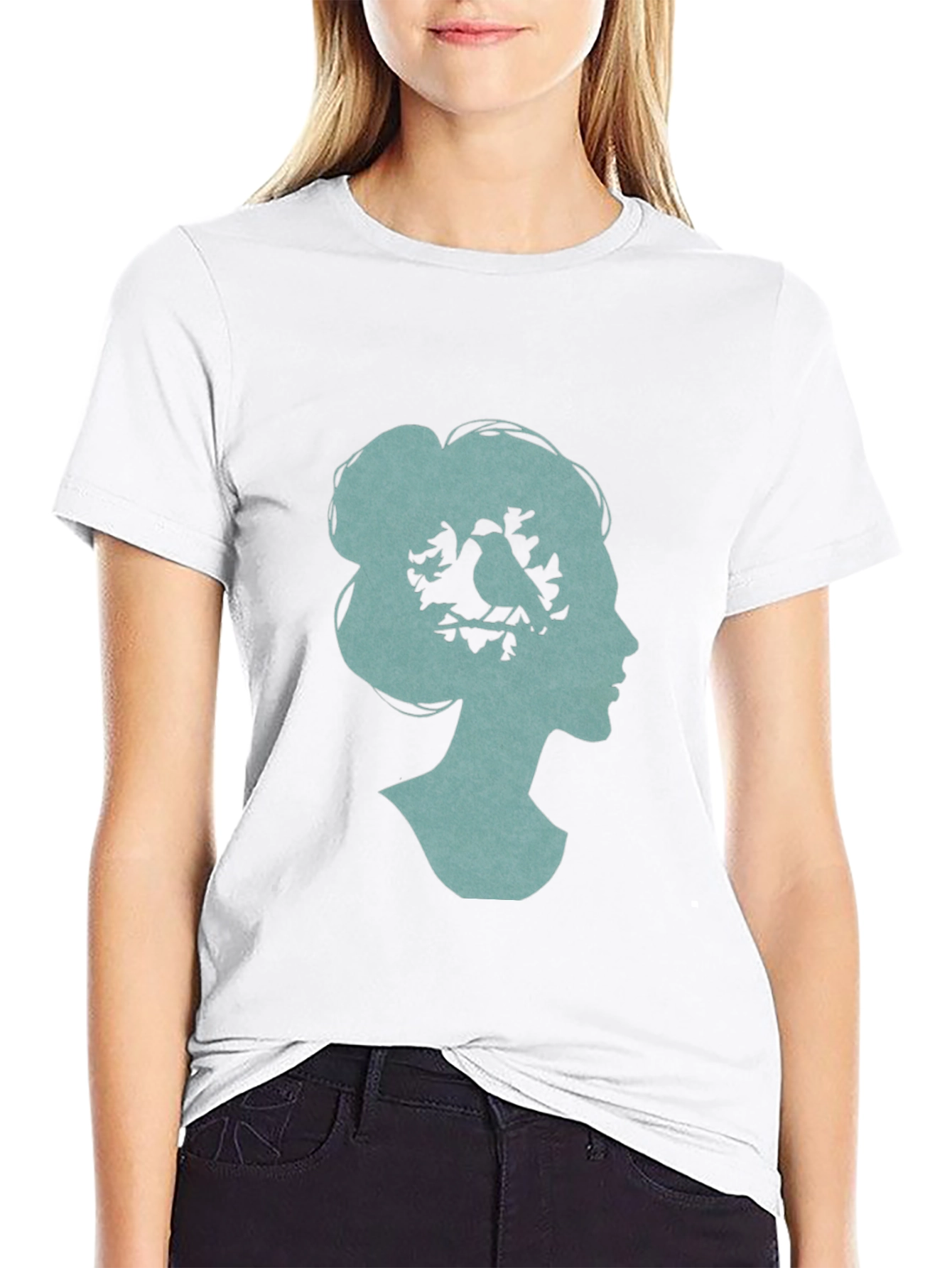 Womans Silhouette Bird T-Shirt