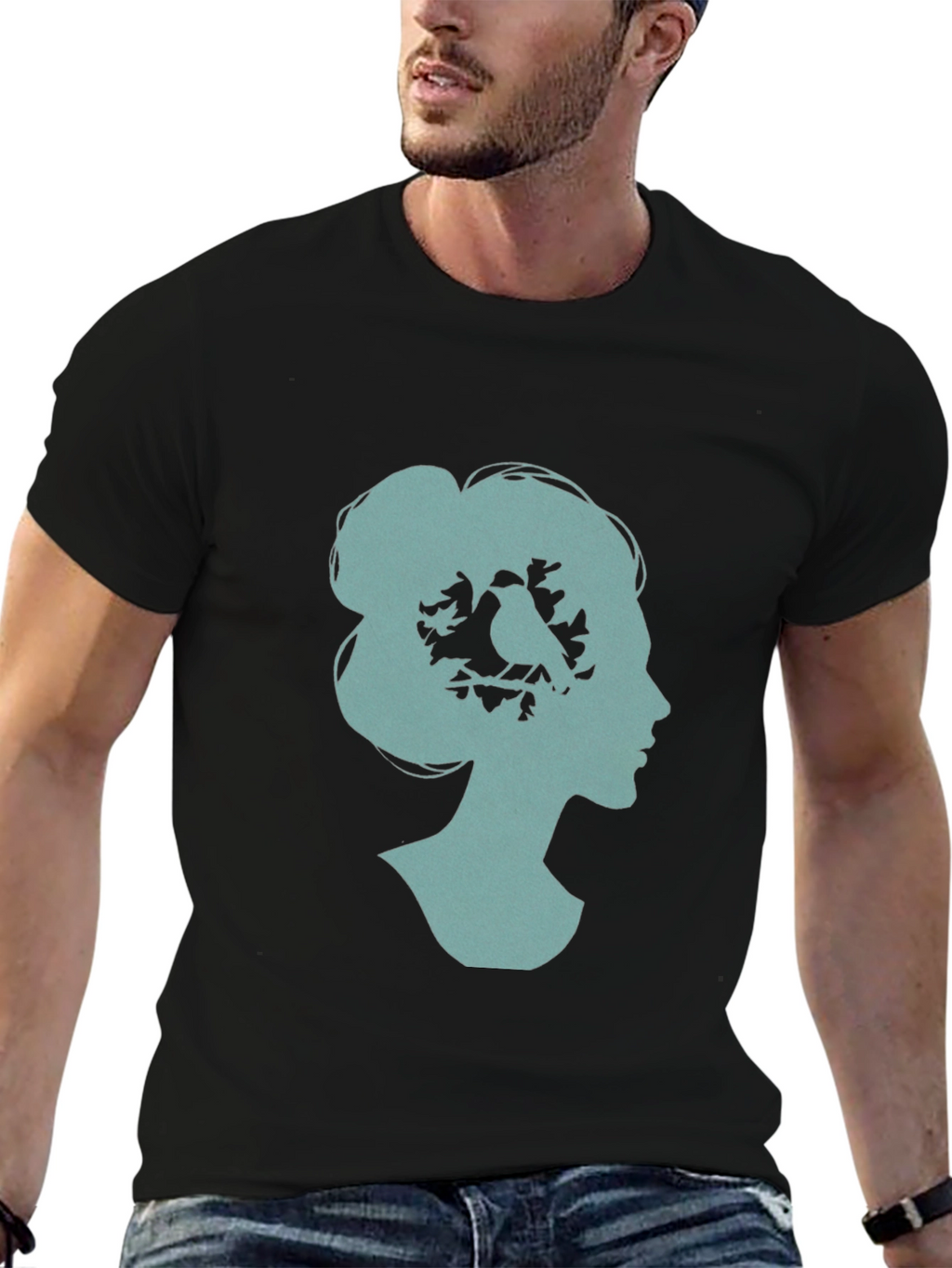 Womans Silhouette Bird T-Shirt