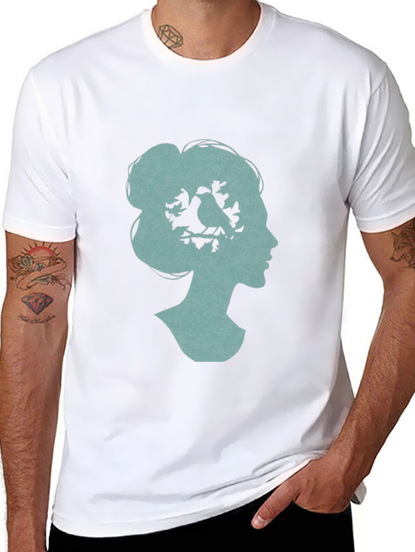 Womans Silhouette Bird T-Shirt
