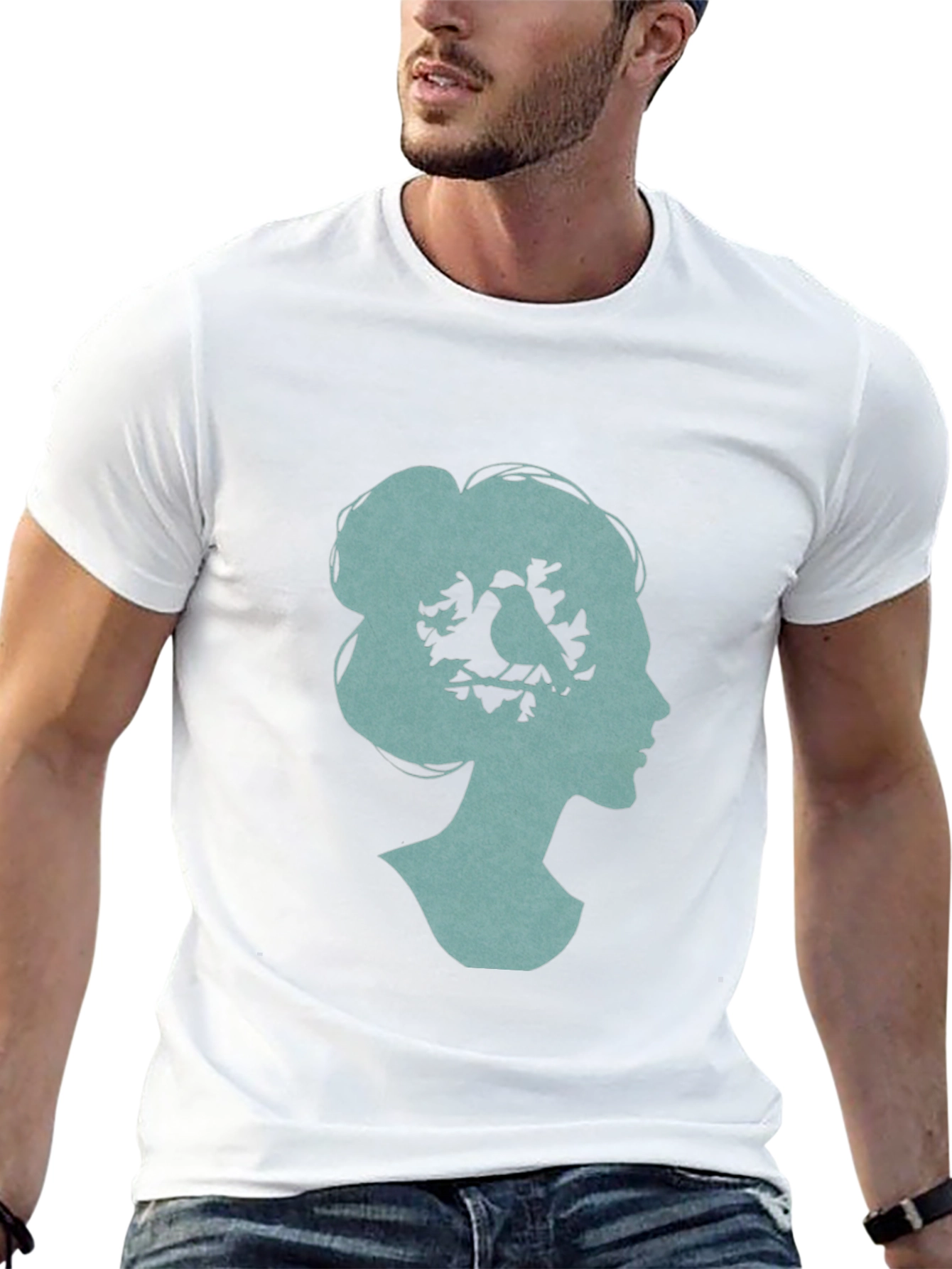 Womans Silhouette Bird T-Shirt