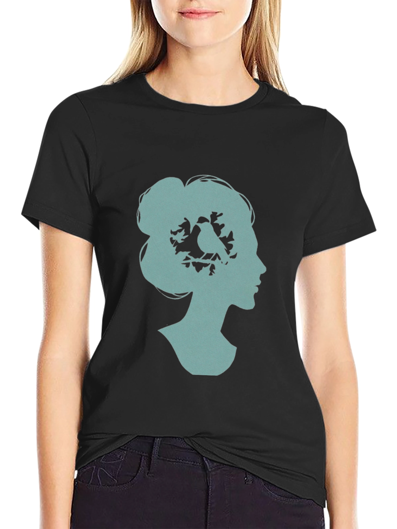Womans Silhouette Bird T-Shirt
