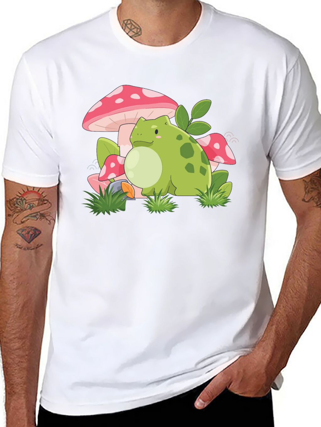 Frog & Mushroom Graphic Tee