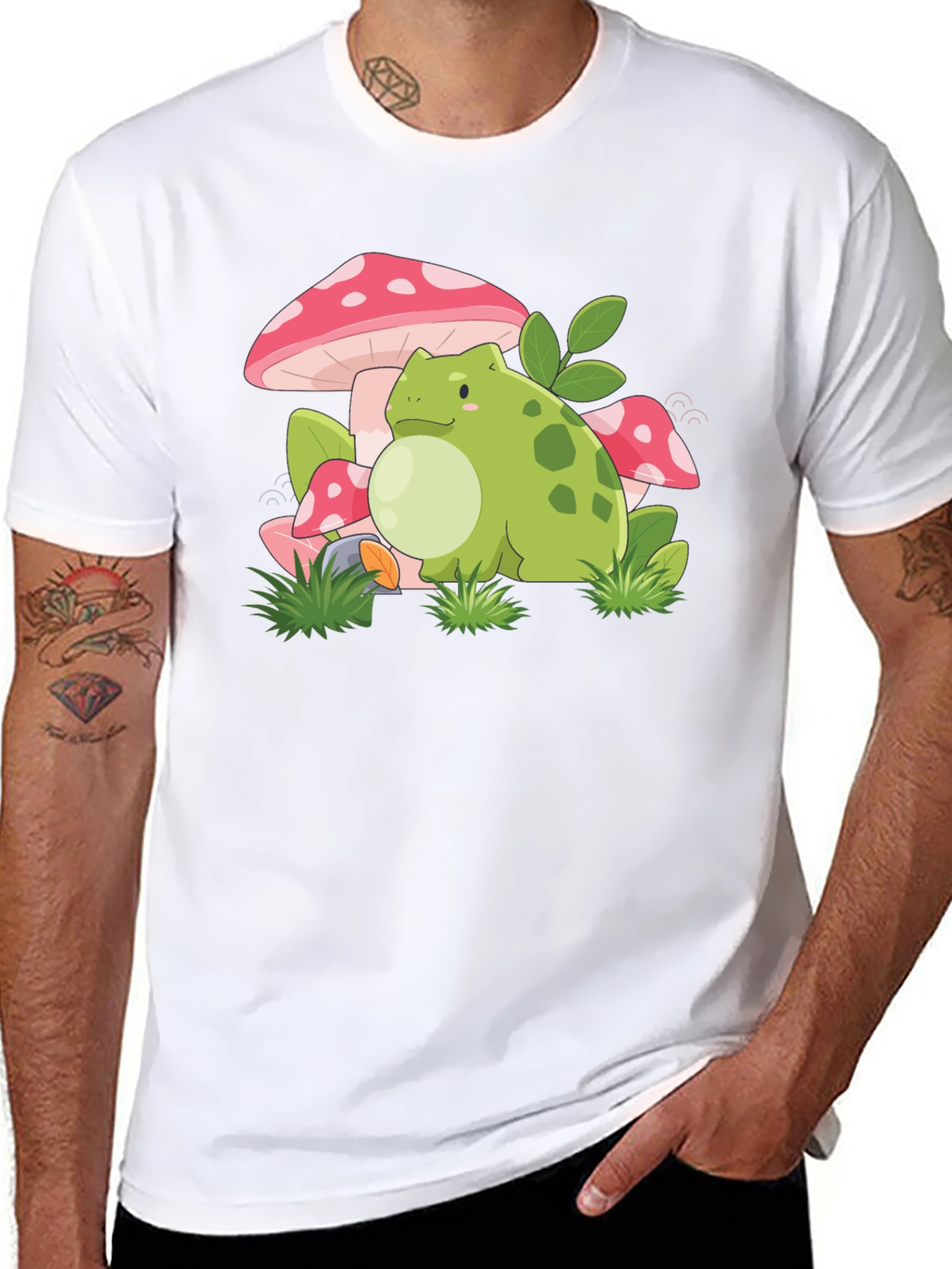 Frog & Mushroom Graphic Tee