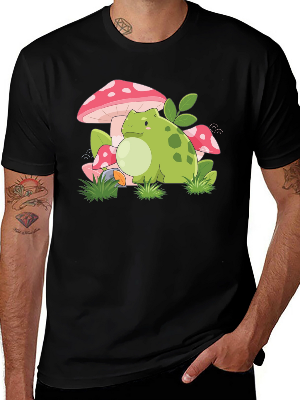 Frog & Mushroom Graphic Tee