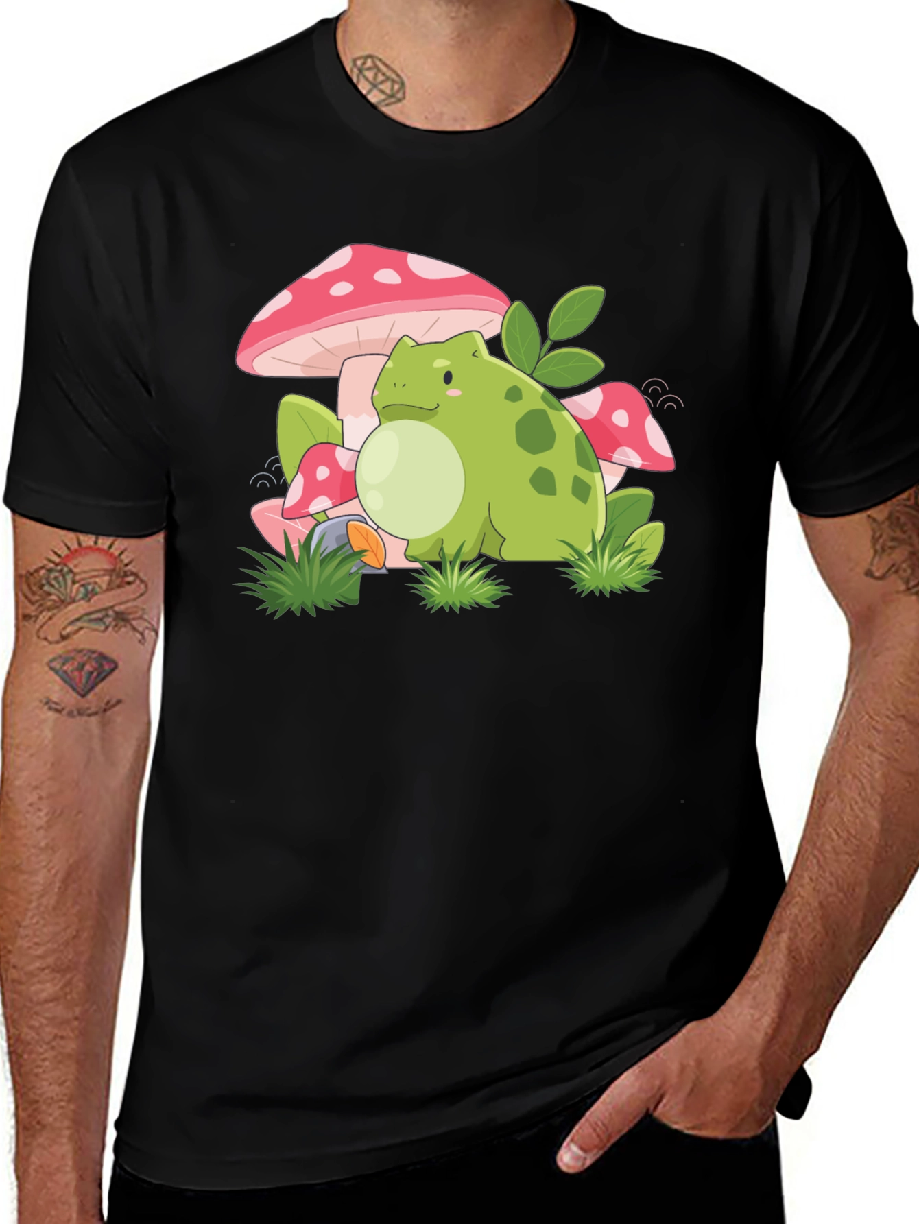 Frog & Mushroom Graphic Tee