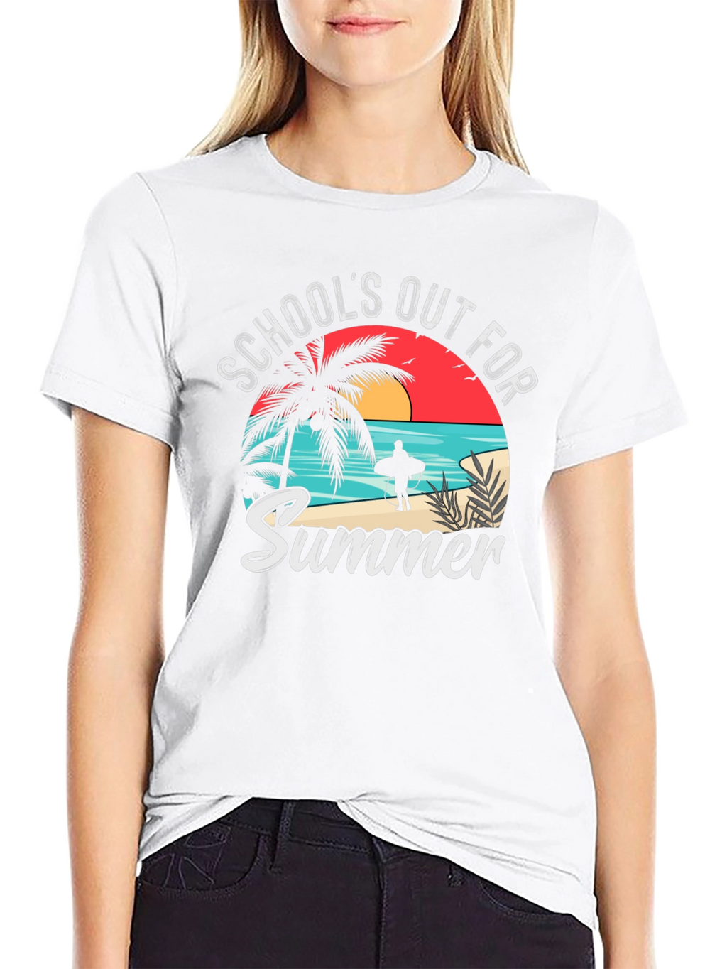 Schools Out for Summer T-Shirt - Beach Vibes