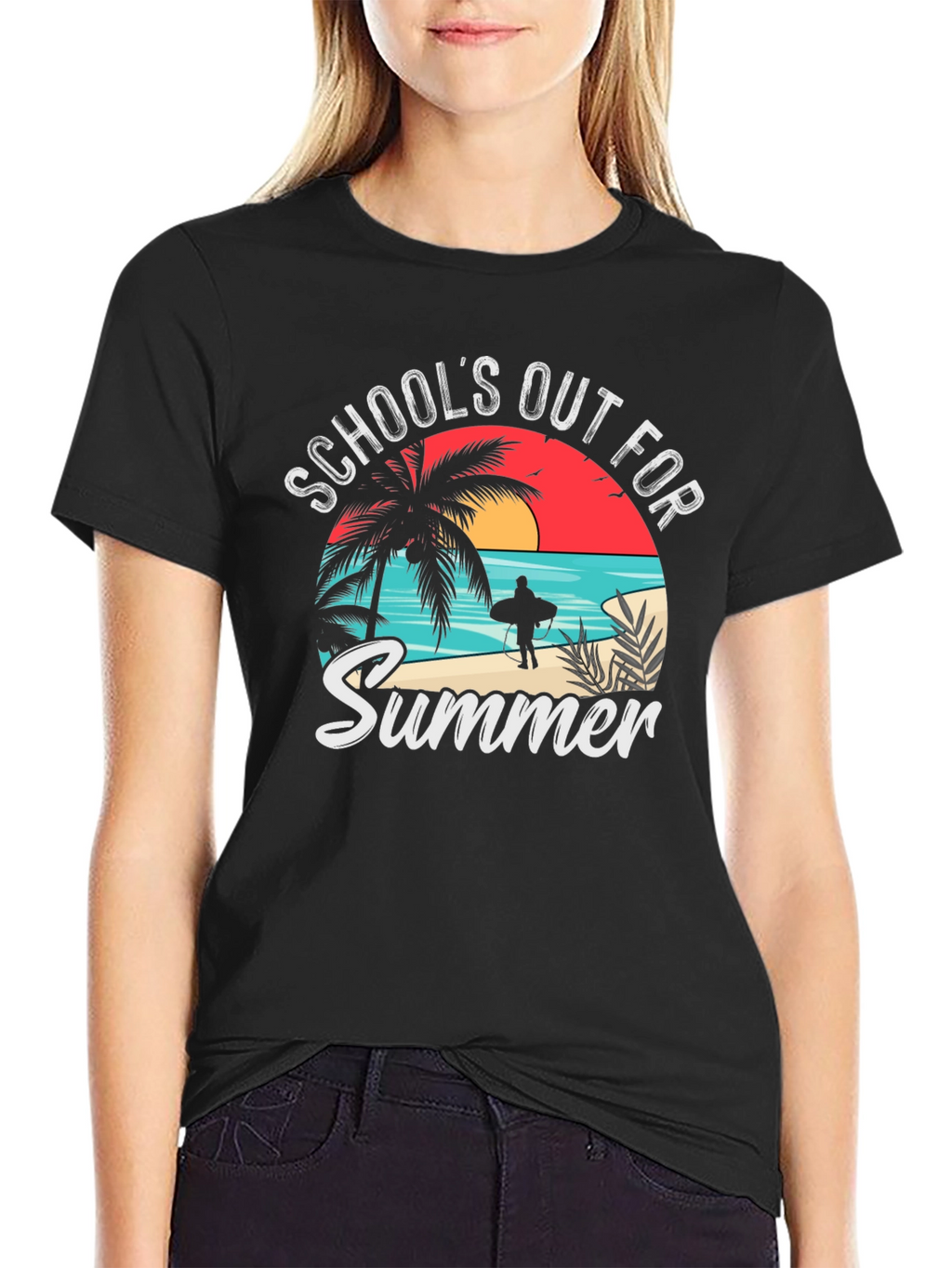 Schools Out for Summer T-Shirt - Beach Vibes