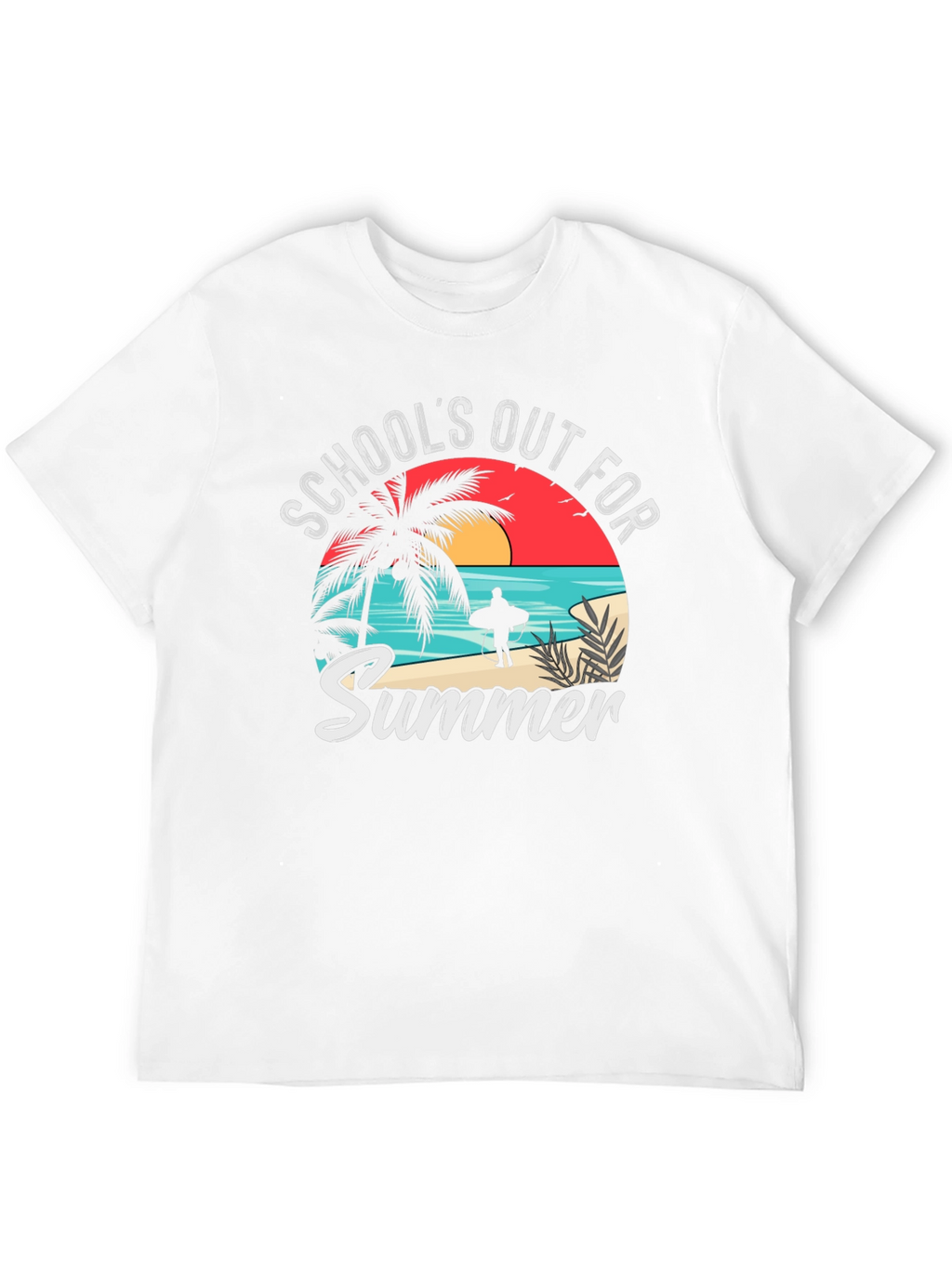 Schools Out for Summer T-Shirt - Beach Vibes
