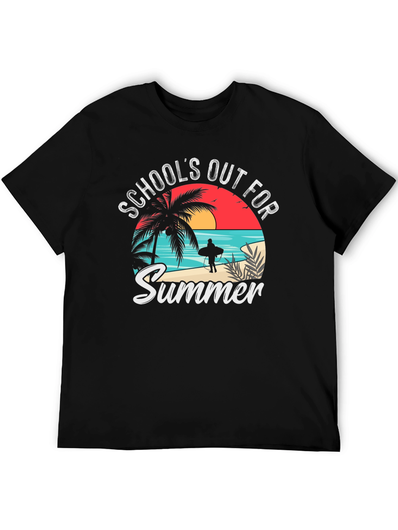 Schools Out for Summer T-Shirt - Beach Vibes