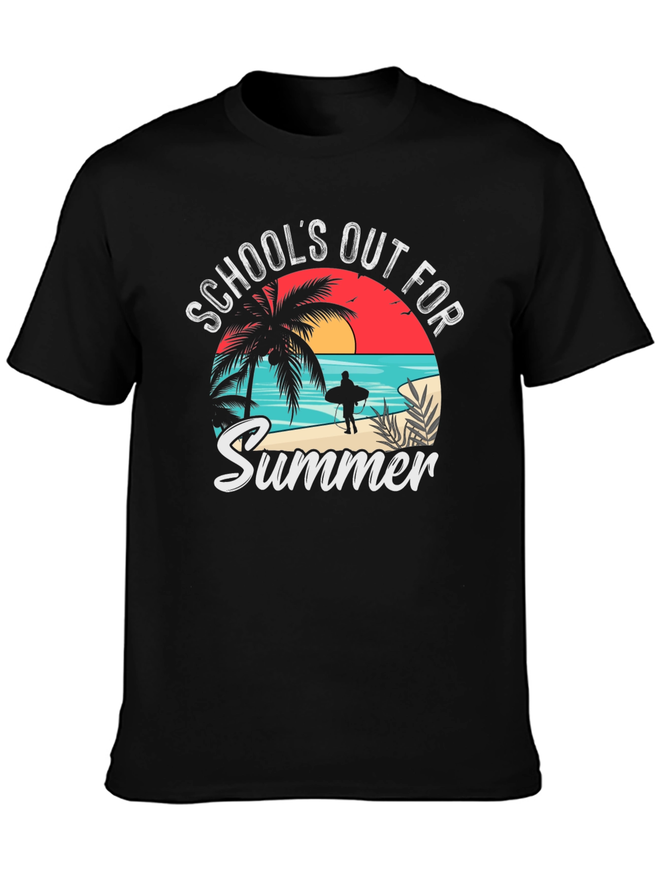 Schools Out for Summer T-Shirt - Beach Vibes