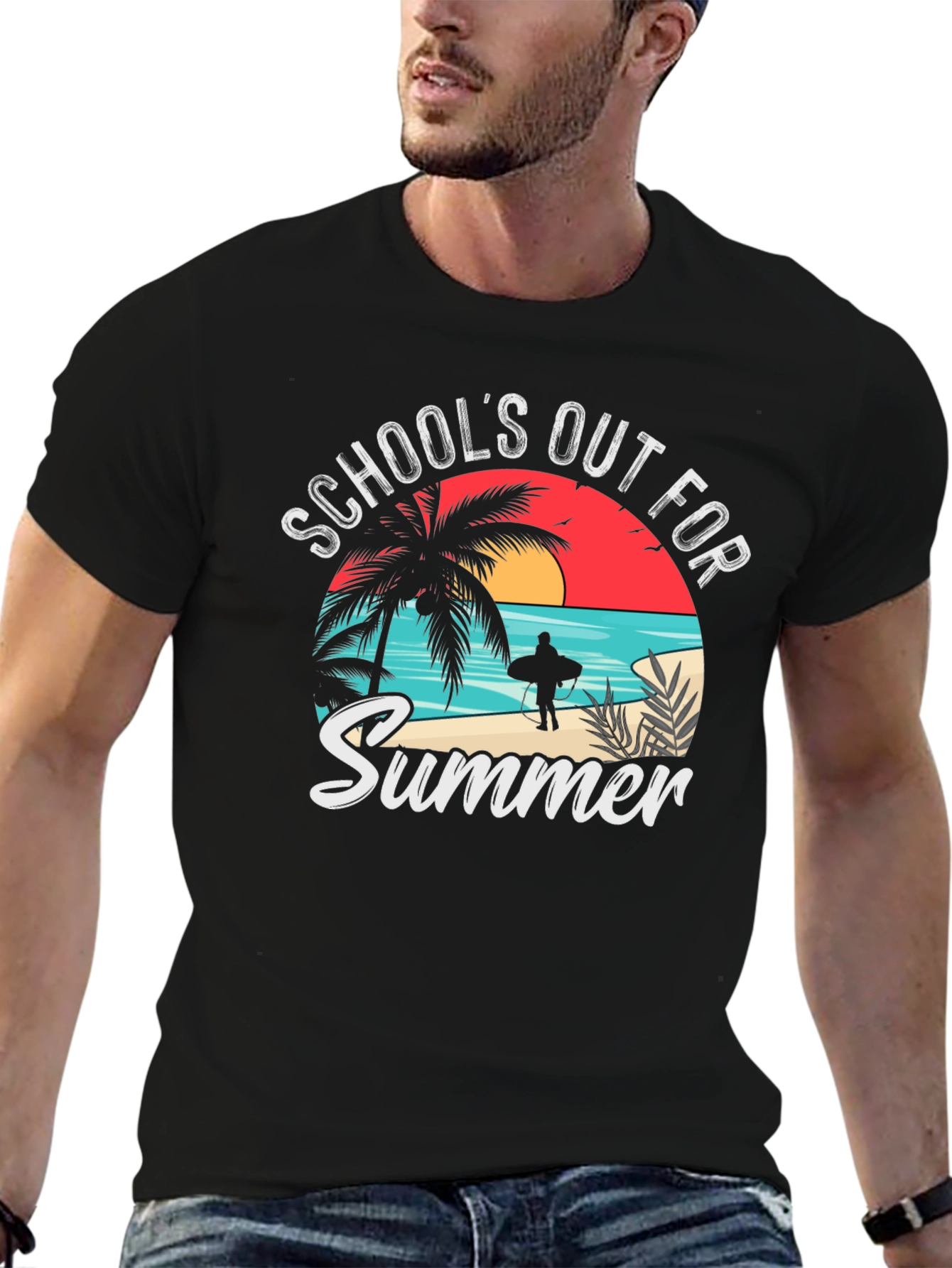 Schools Out for Summer T-Shirt - Beach Vibes