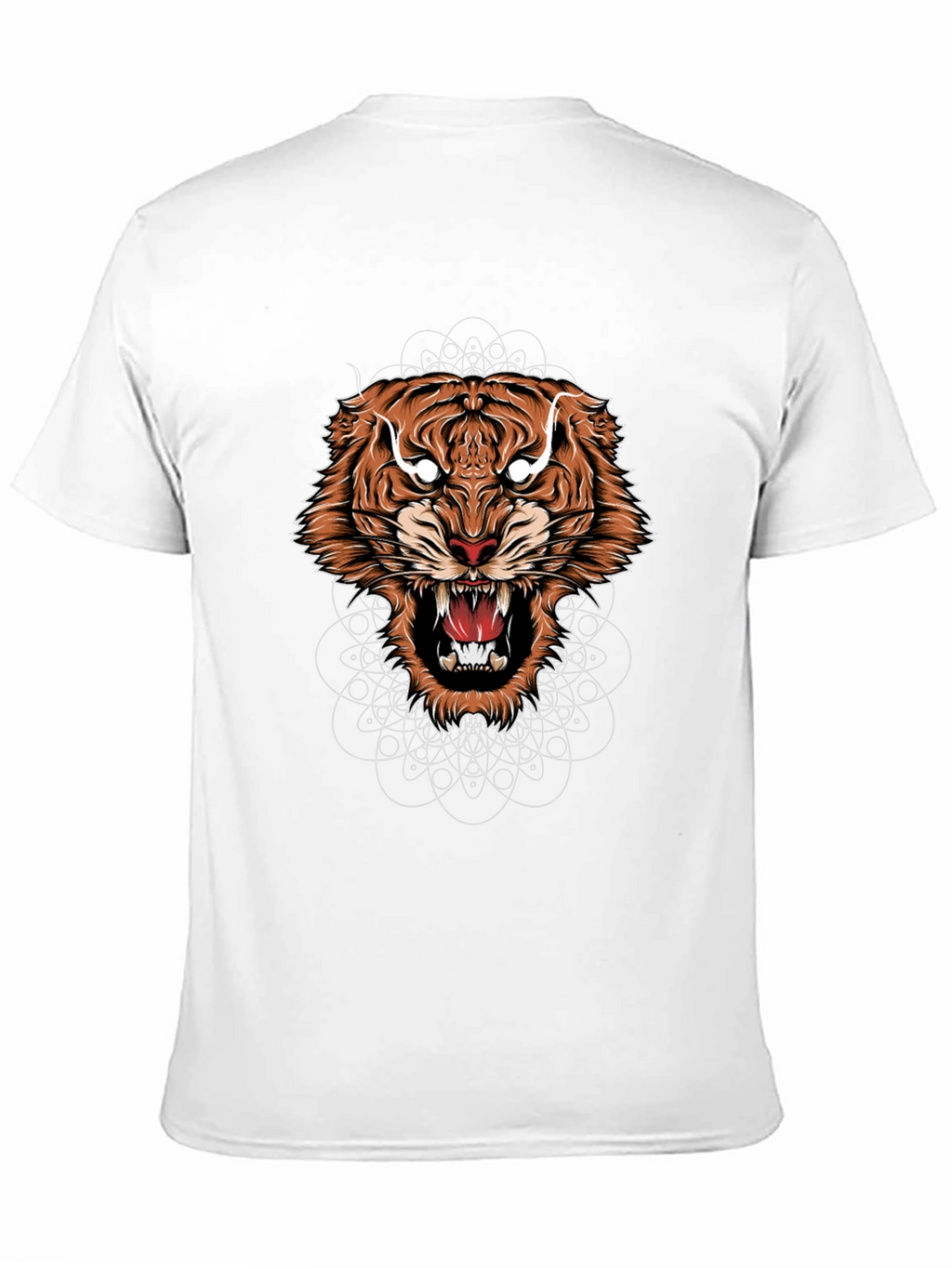 Mens Graphic Tiger Tee - Bold Animal Design