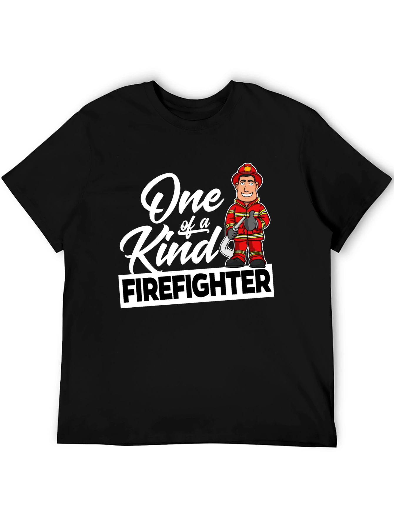 One of a Kind Firefighter Graphic T-Shirt