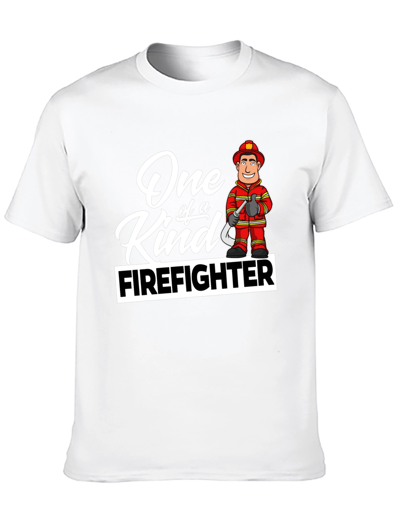 One of a Kind Firefighter Graphic T-Shirt