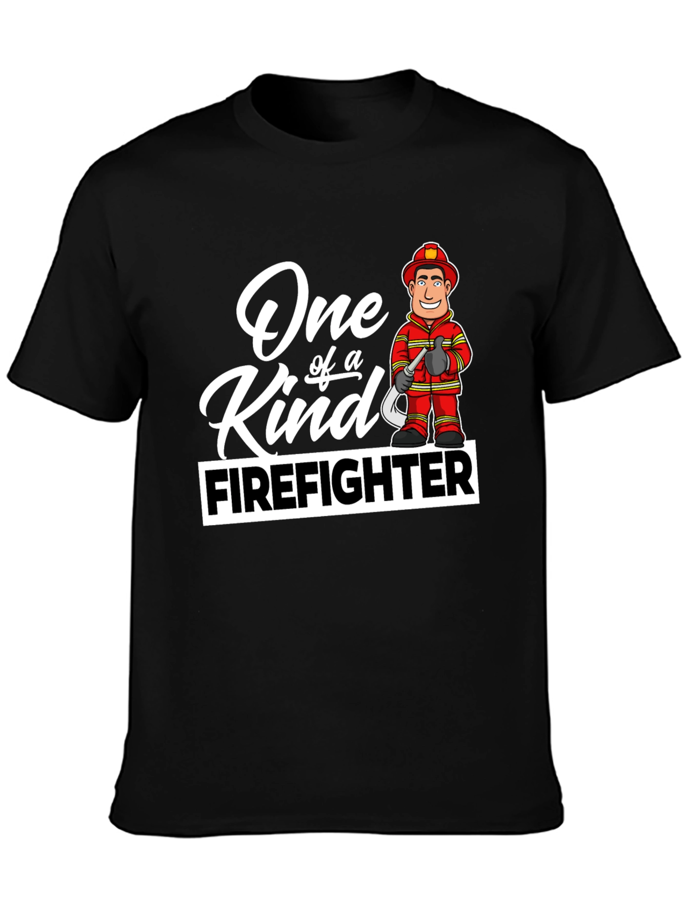 One of a Kind Firefighter Graphic T-Shirt