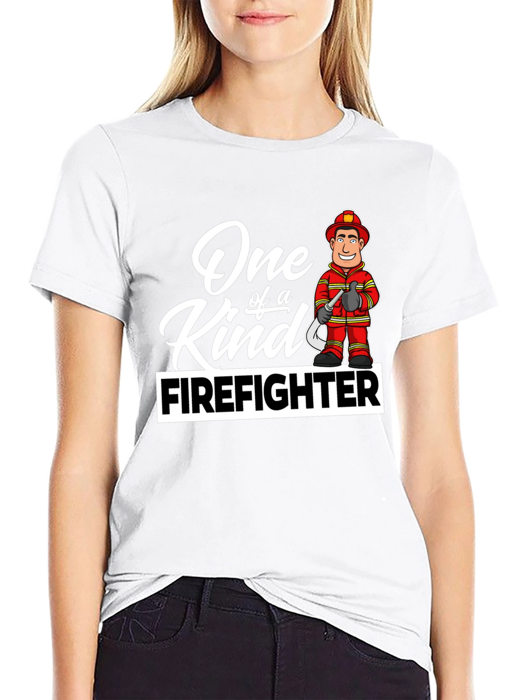 One of a Kind Firefighter Graphic T-Shirt