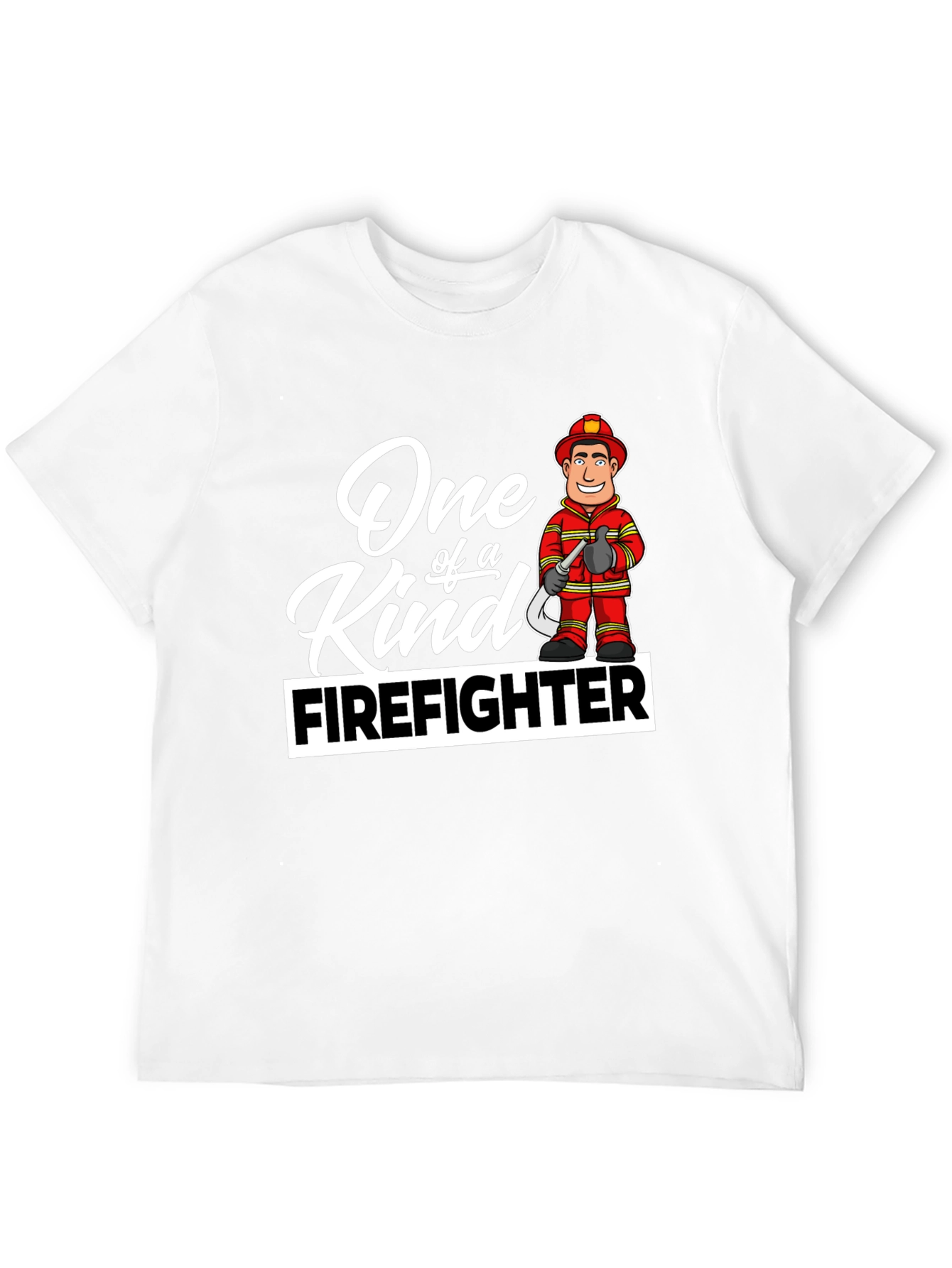 One of a Kind Firefighter Graphic T-Shirt