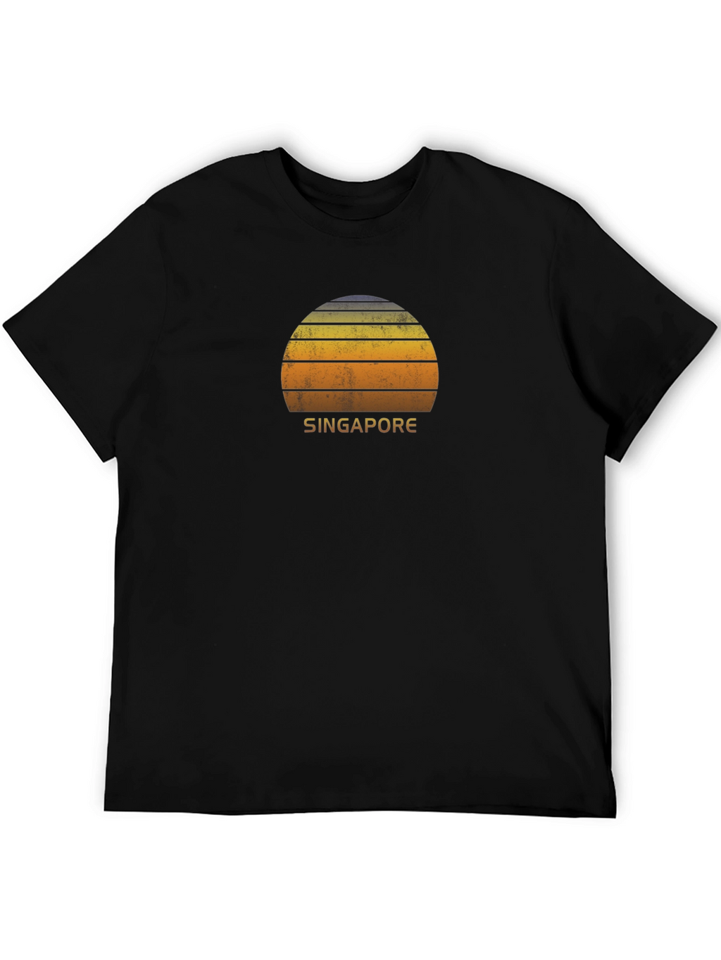 Singapore Retro Sunset T-Shirt