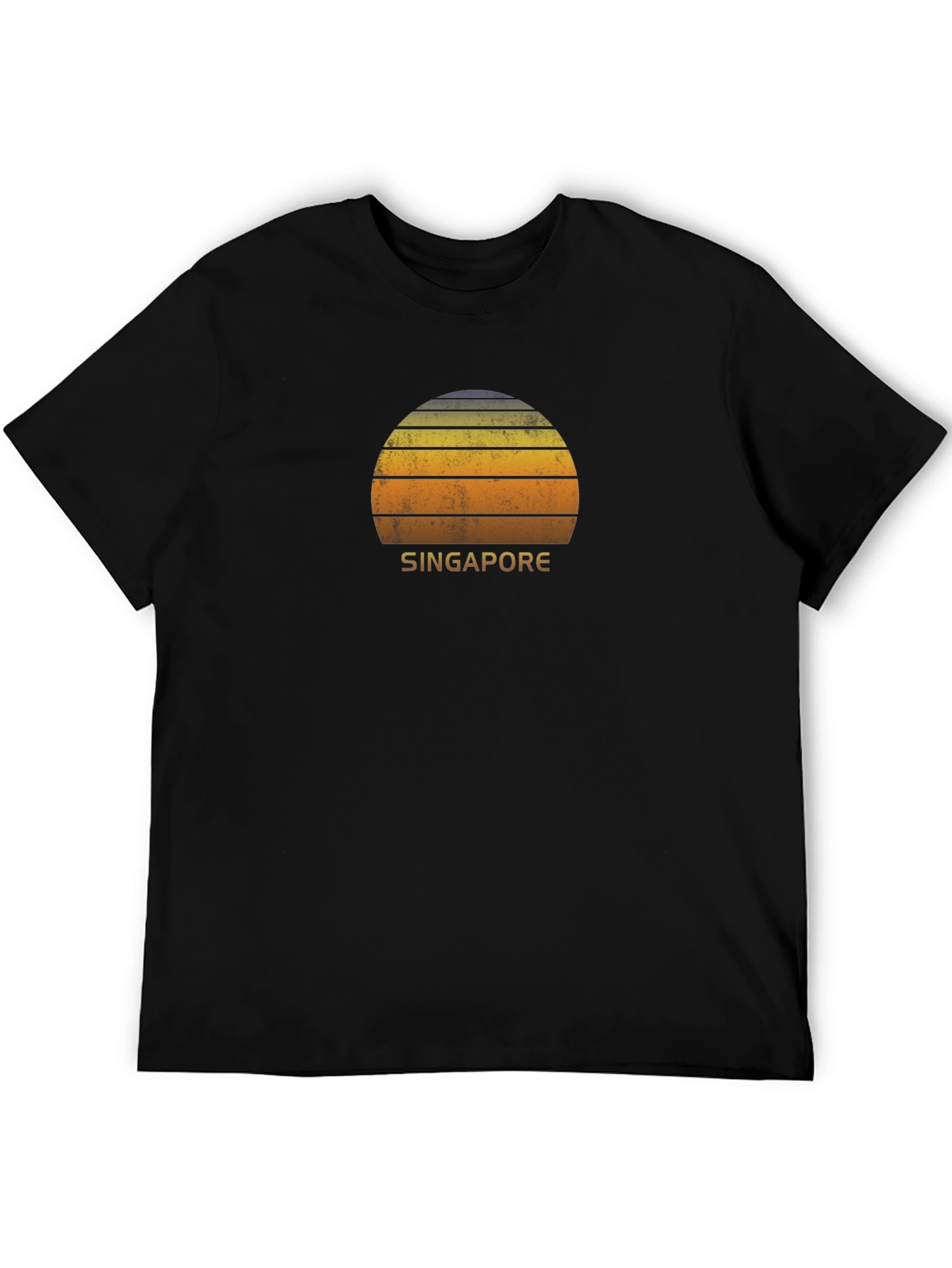Singapore Retro Sunset T-Shirt
