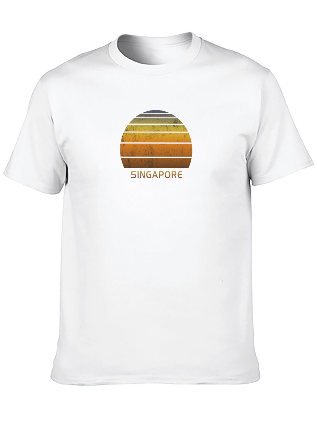 Singapore Retro Sunset T-Shirt