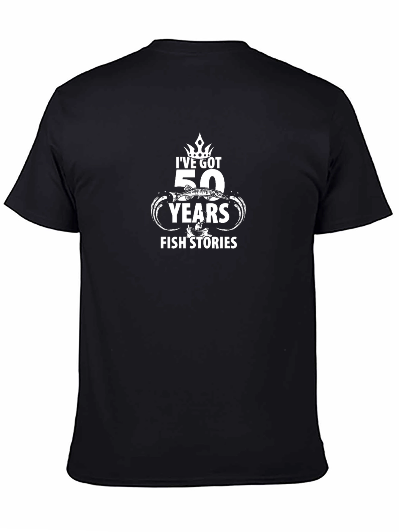 Funny Fishing T-Shirt - 50 Years Fish Stories