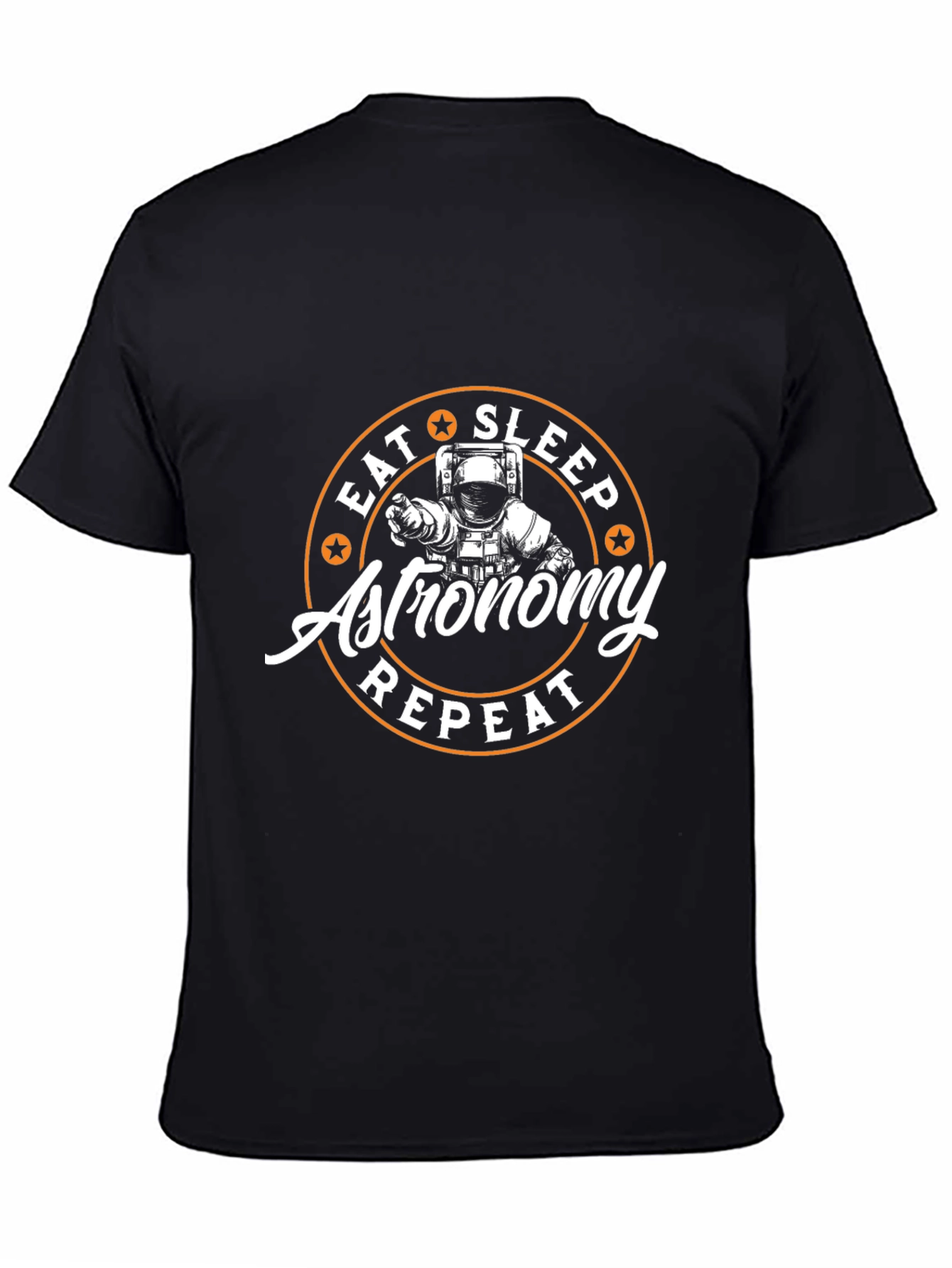 Astronomy Spaceman T-Shirt - Eat Sleep Repeat