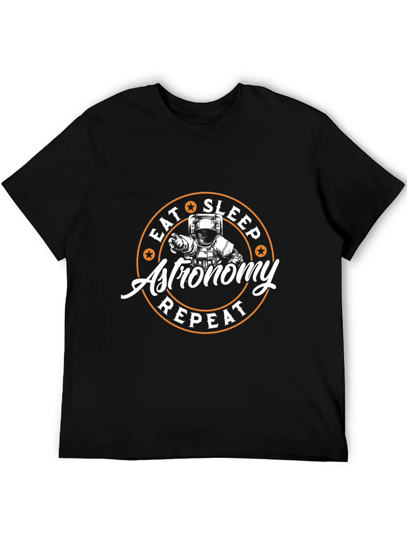 Astronomy Spaceman T-Shirt - Eat Sleep Repeat