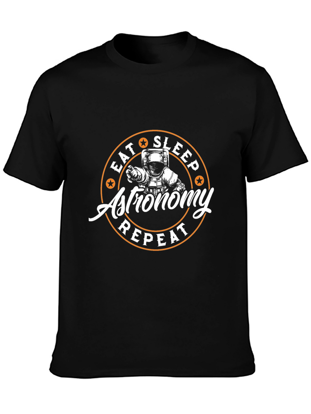 Astronomy Spaceman T-Shirt - Eat Sleep Repeat
