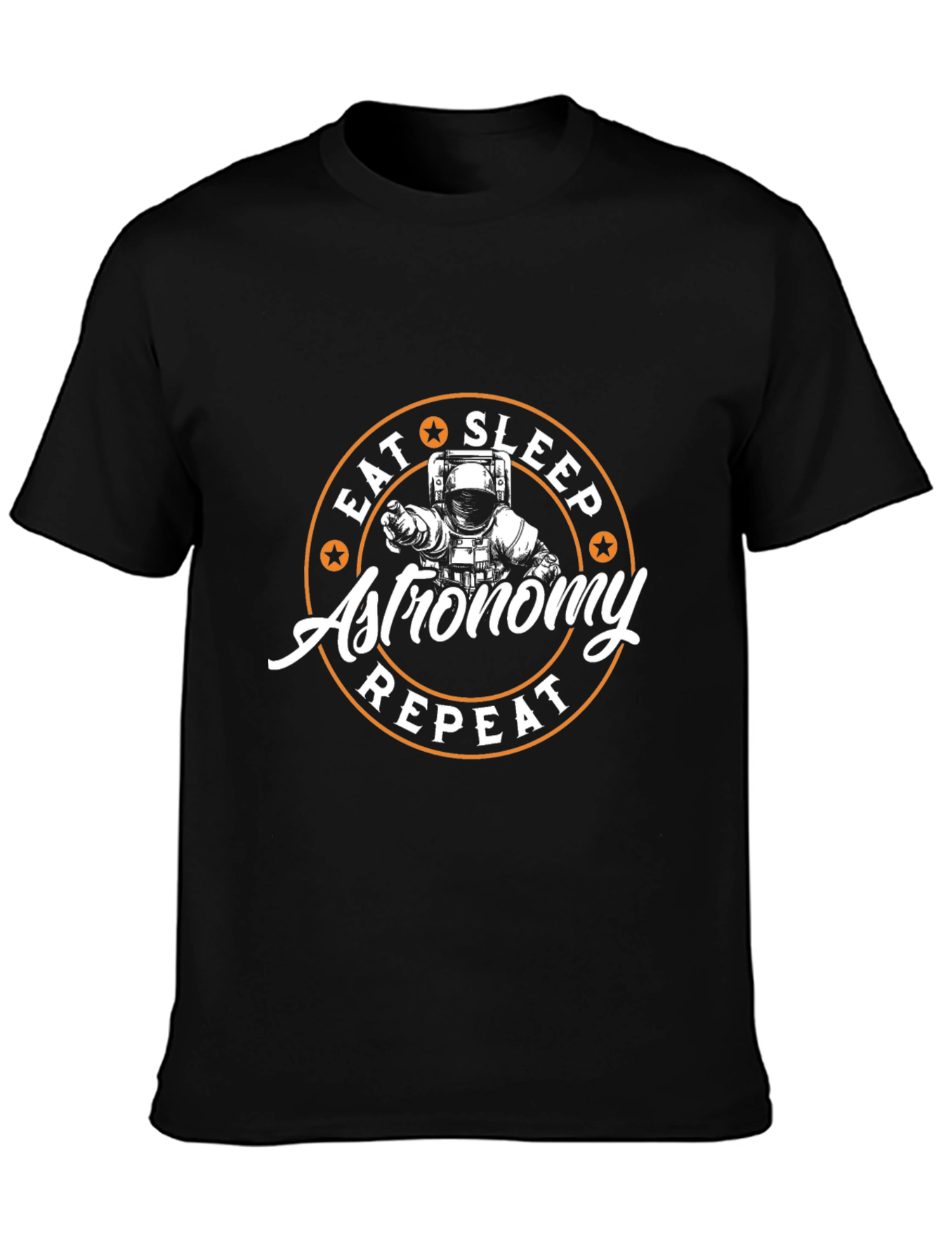 Astronomy Spaceman T-Shirt - Eat Sleep Repeat