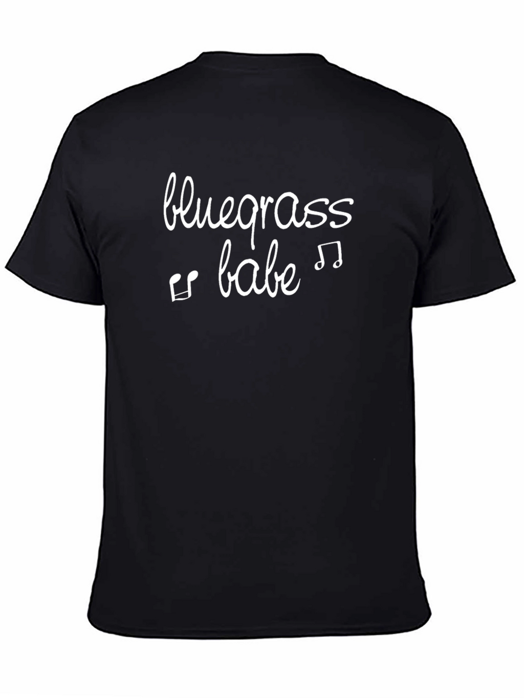 Bluegrass Babe Graphic Tee - Black Cotton T-Shirt
