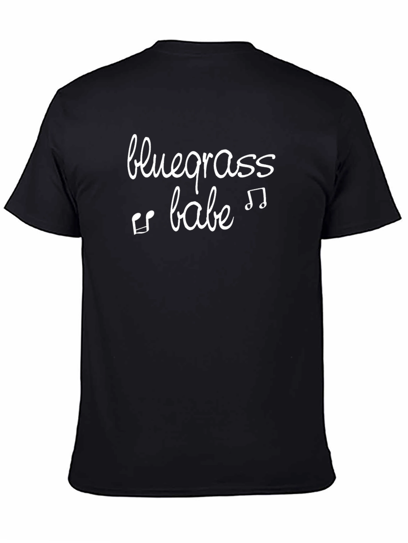 Bluegrass Babe Graphic Tee - Black Cotton T-Shirt