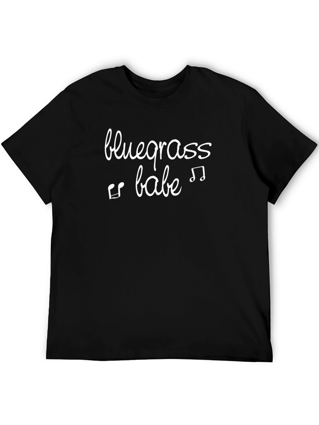 Bluegrass Babe Graphic Tee - Black Cotton T-Shirt