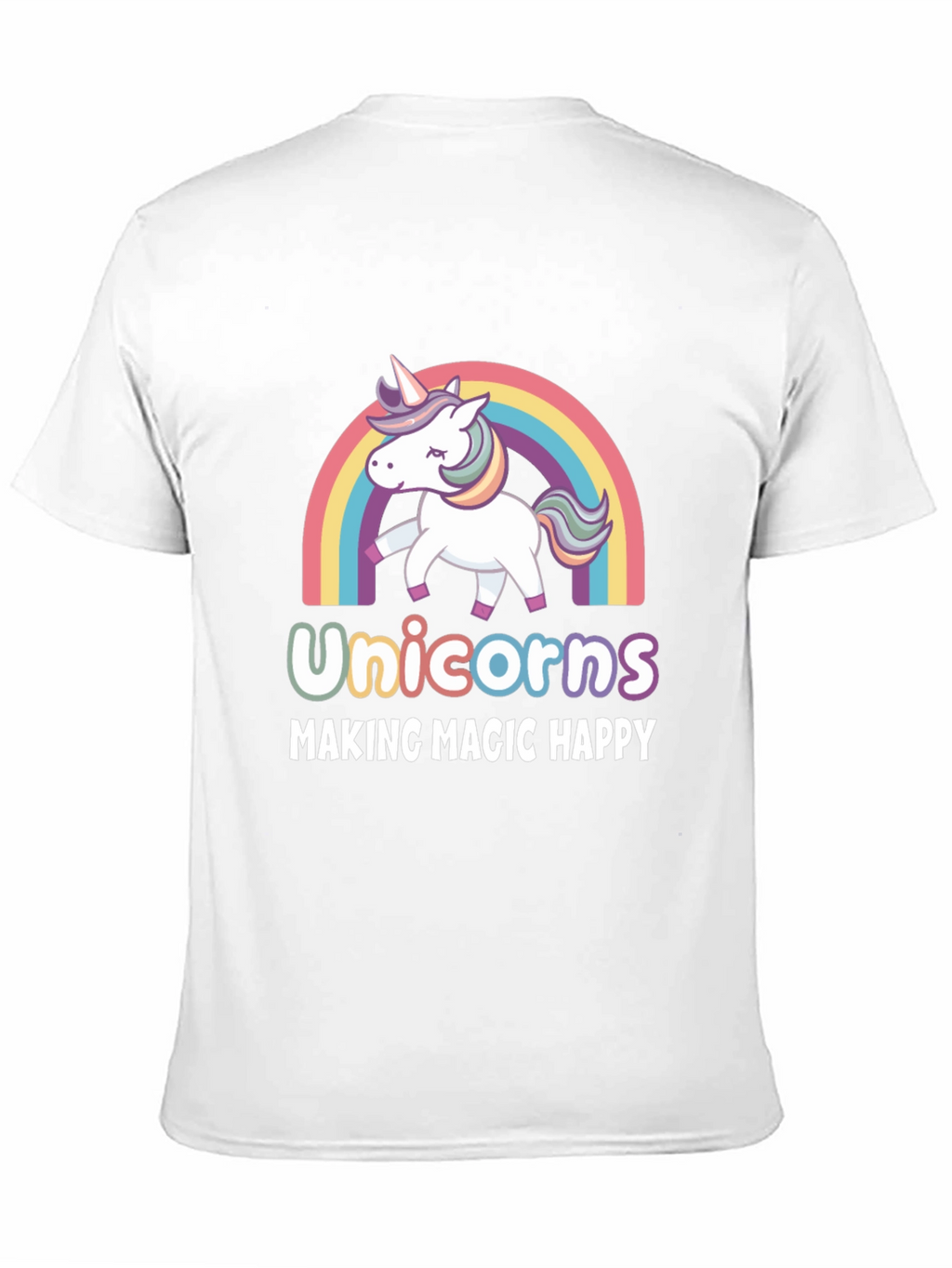 Unicorns Making Magic Happy T-Shirt