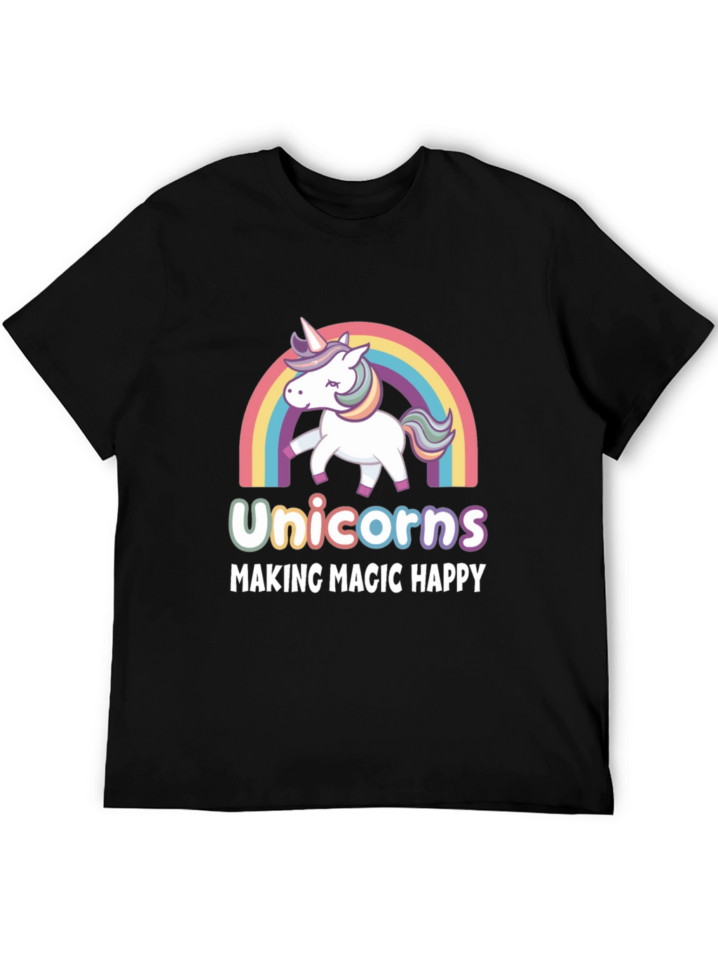 Unicorns Making Magic Happy T-Shirt