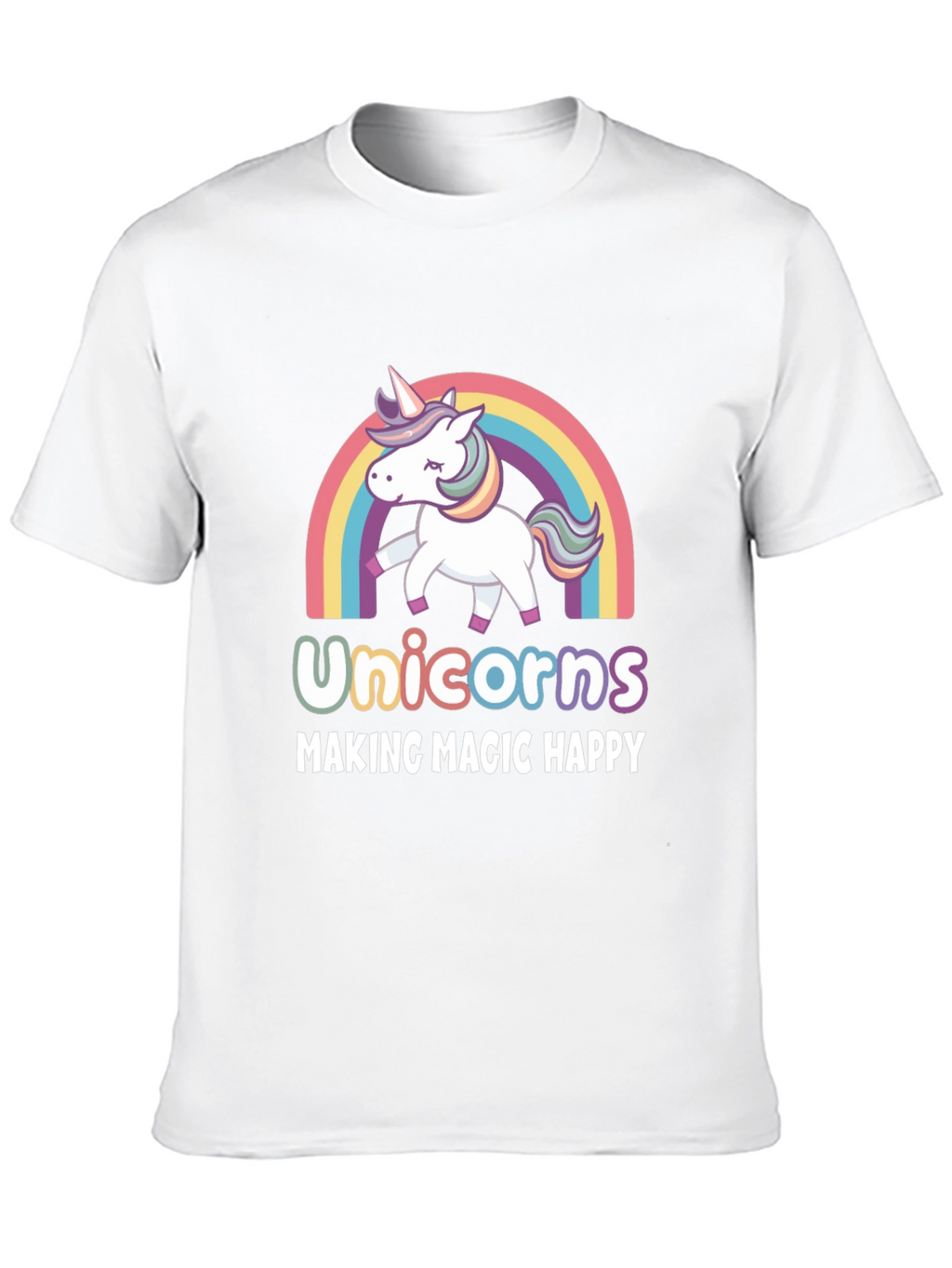 Unicorns Making Magic Happy T-Shirt
