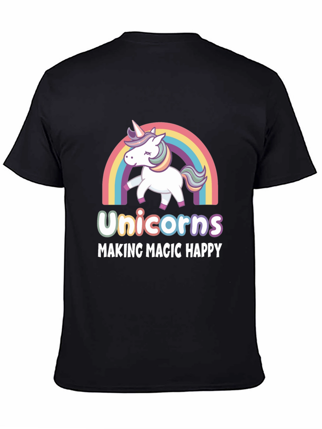Unicorns Making Magic Happy T-Shirt