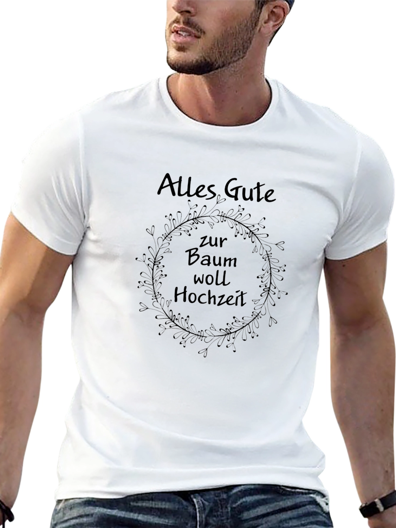 Alles Gute zur Baumwoll Hochzeit T-Shirt