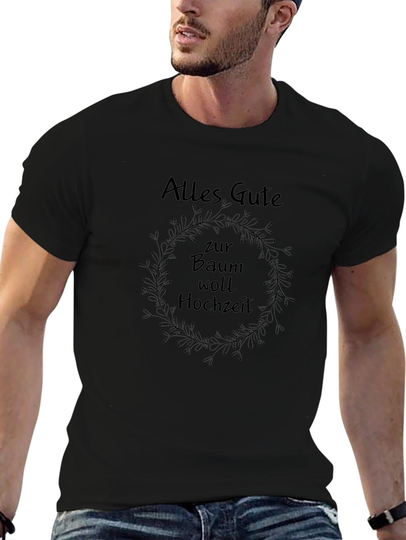 Alles Gute zur Baumwoll Hochzeit T-Shirt