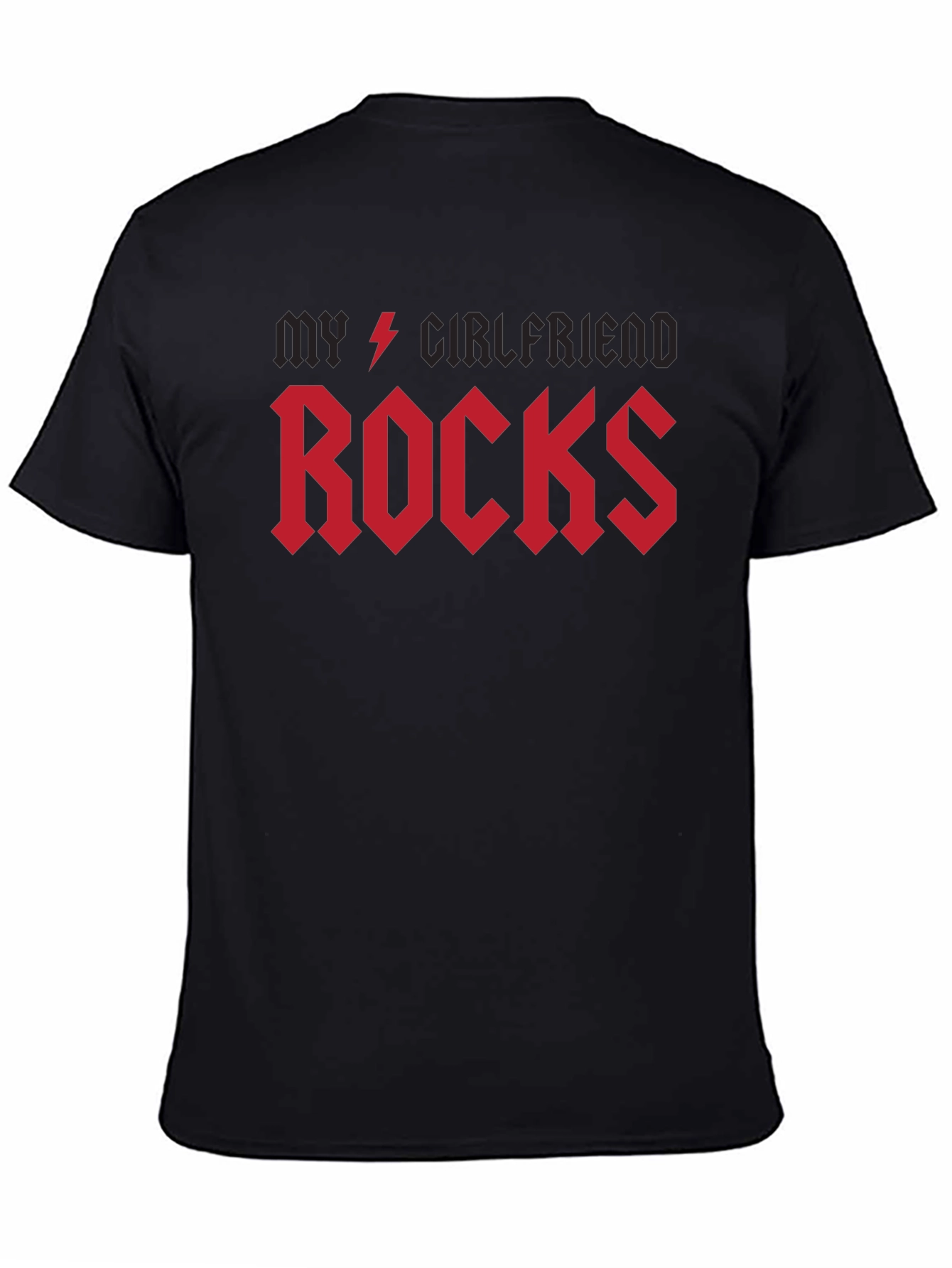 My Girlfriend Rocks T-Shirt - Black Rock Style