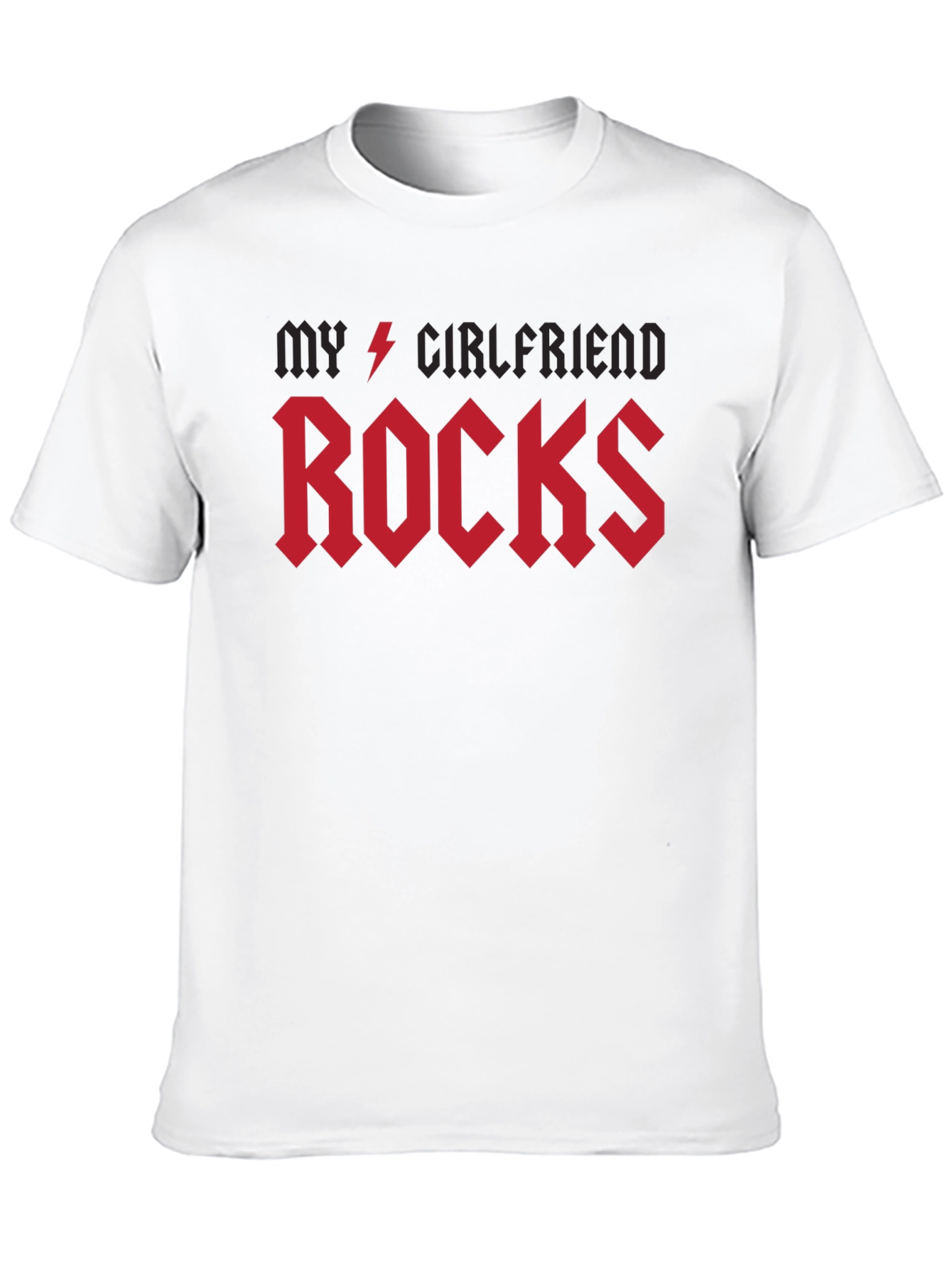 My Girlfriend Rocks T-Shirt - Black Rock Style