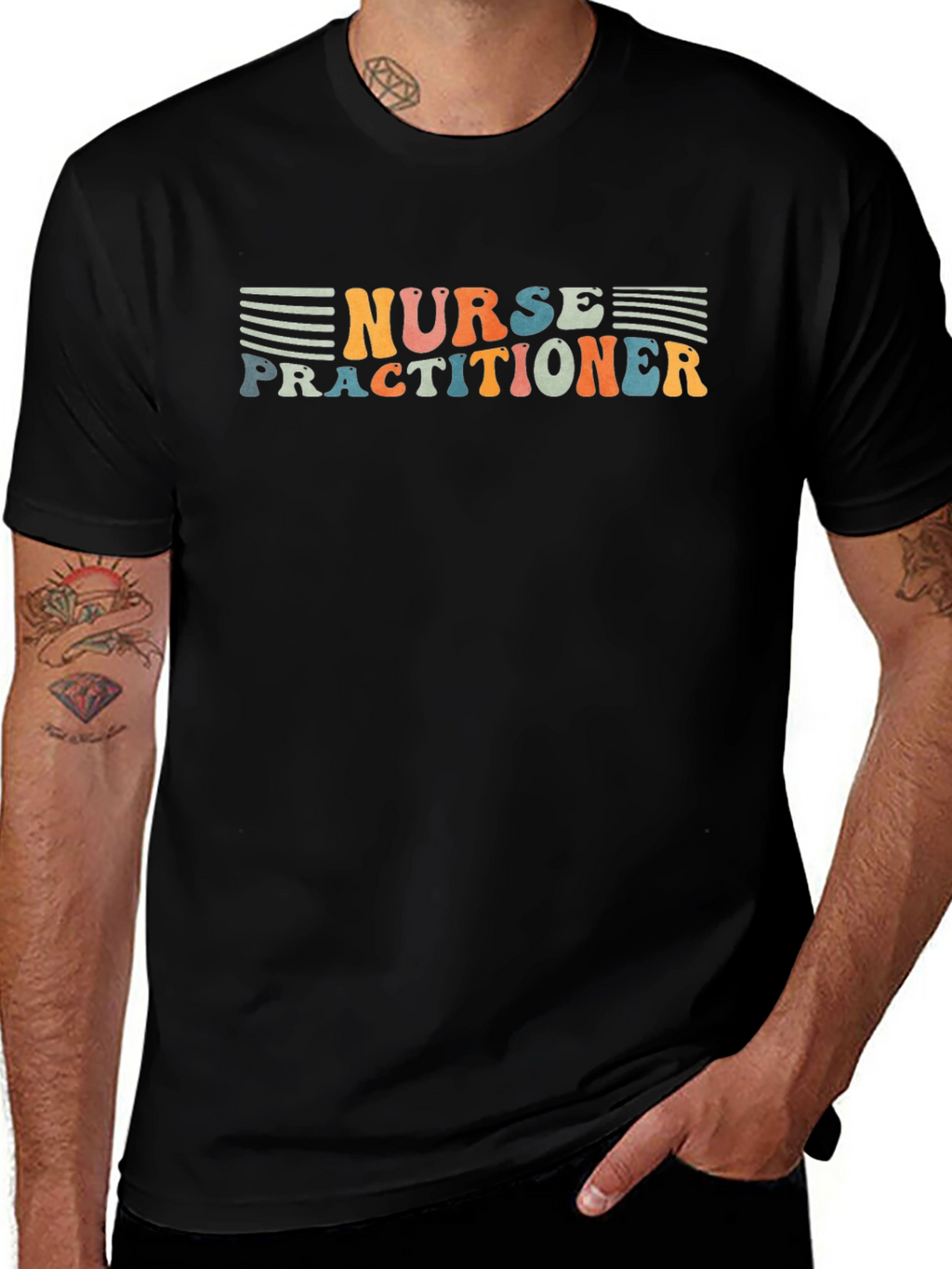 Nurse Practitioner Retro T-Shirt