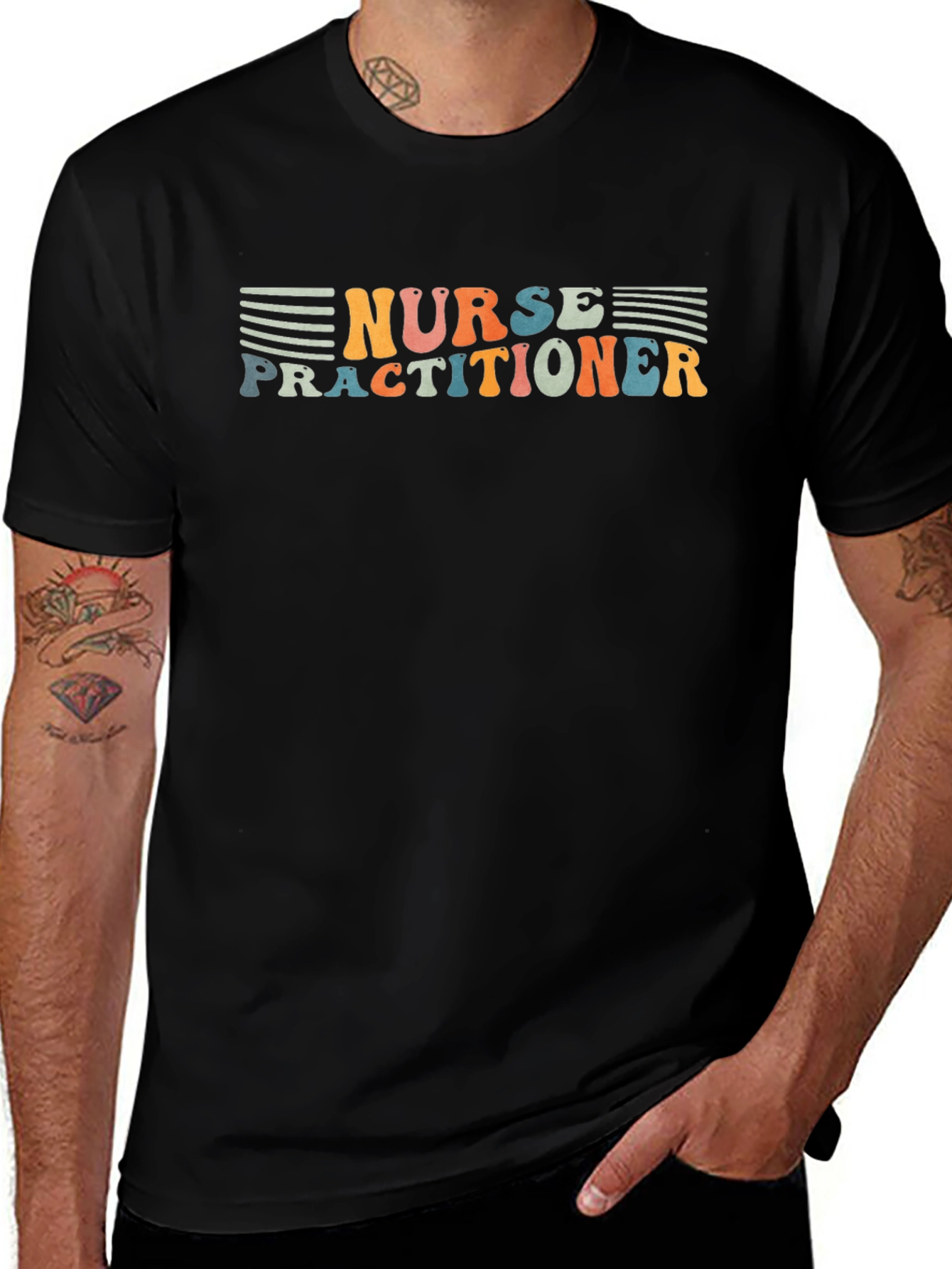 Nurse Practitioner Retro T-Shirt