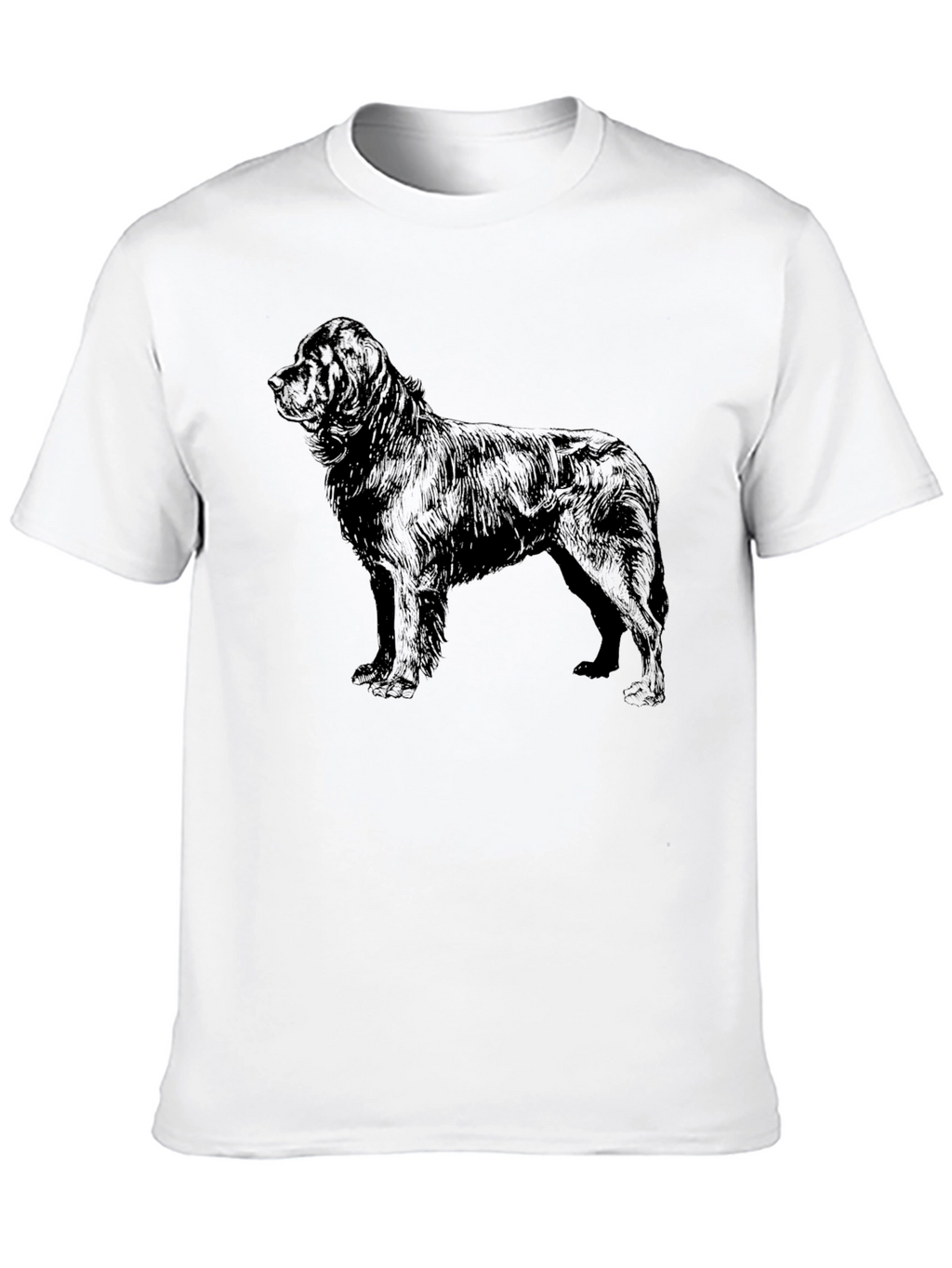 Black Dog Graphic Tee - Mens Casual Shirt