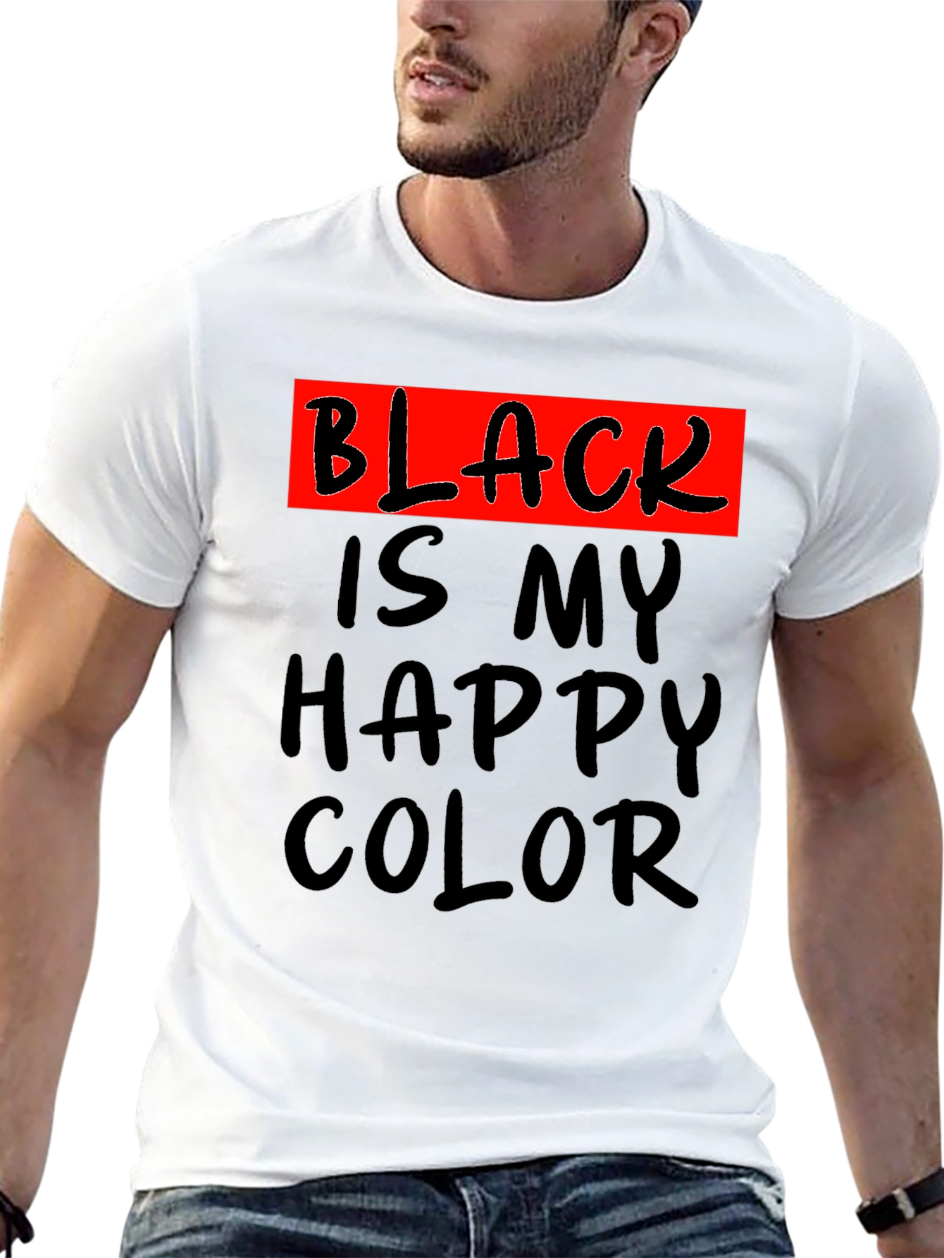 Black is My Happy Color T-Shirt