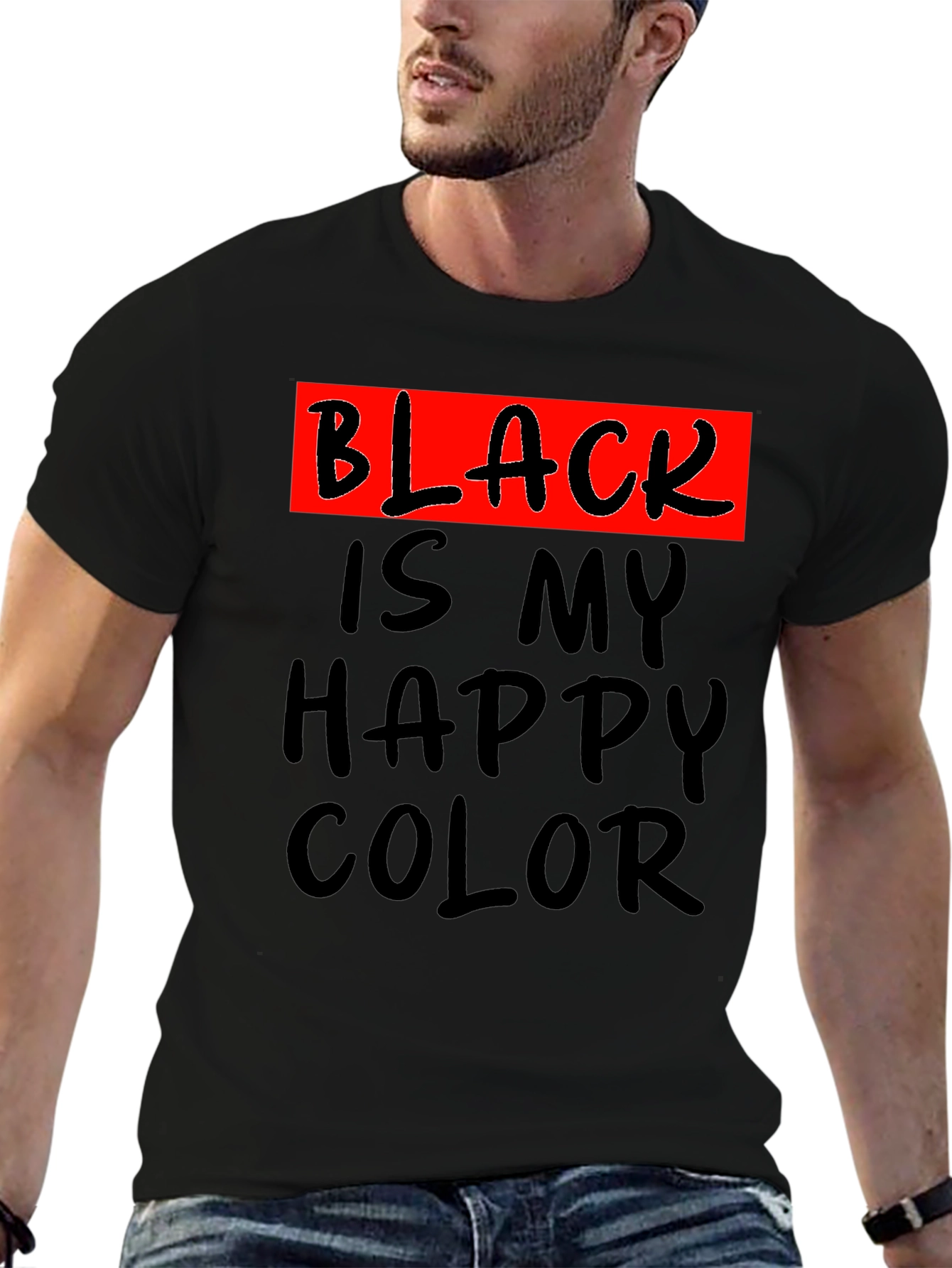 Black is My Happy Color T-Shirt