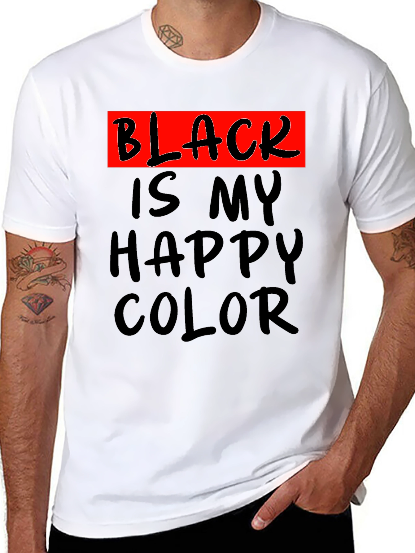 Black is My Happy Color T-Shirt