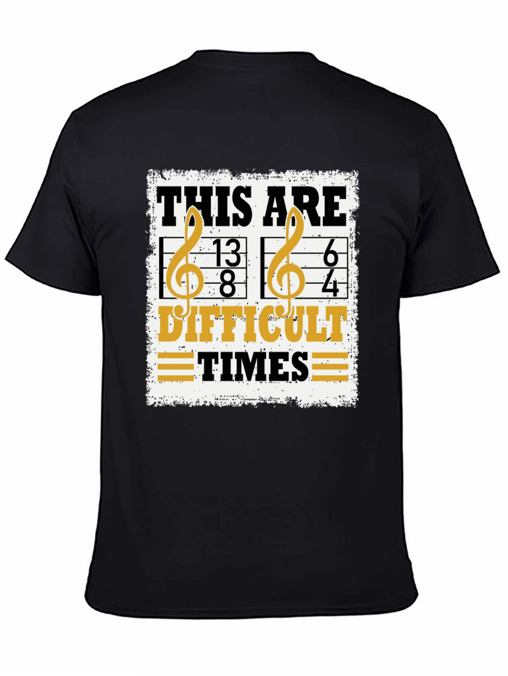 Difficult Times Music Pun T-Shirt