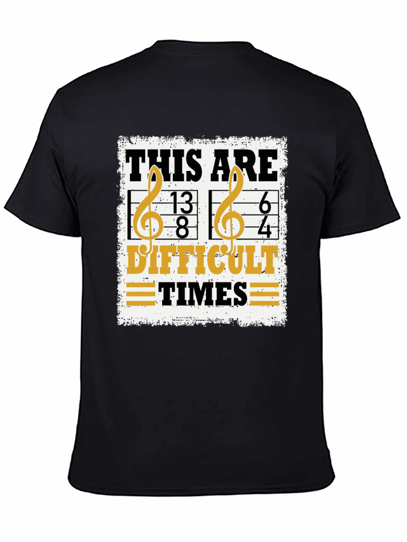 Difficult Times Music Pun T-Shirt