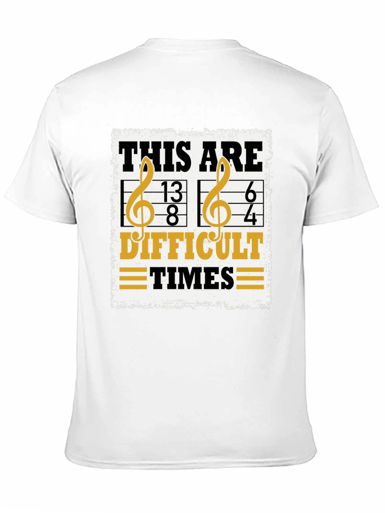 Difficult Times Music Pun T-Shirt